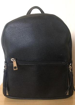 Чорний невеликий рюкзак new look6 фото
