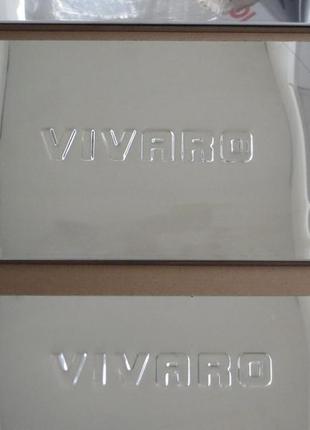 Накладки на пороги салона opel vivaro (опель виваро), нерж.