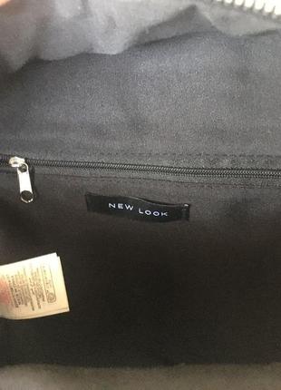 Чорний невеликий рюкзак new look10 фото