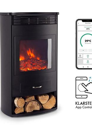 Электрокамин электрический камин обогреватель bormio smart с wi fi 7
