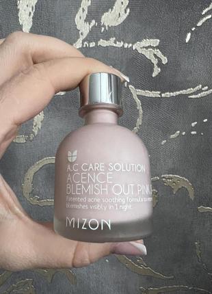 Локальное средство mizon a.c. care solution acence blemish out pink spot против акне и снятия воспалений3 фото