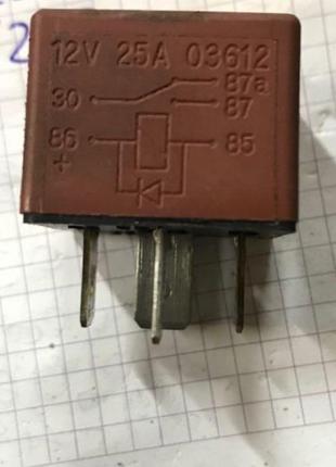 Бу реле g. cartier 03612 - 25a - 12v renault, рено