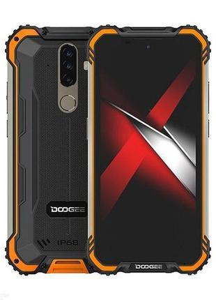 Смартфон doogee s58 pro цвет оранжевый (экран 5.71 дюймов, памяти 6/64 гб, батарея 5580 мач)