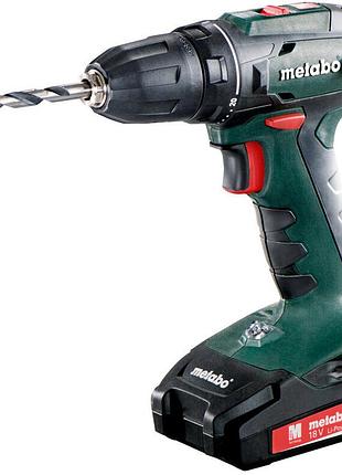Акумуляторний дриль-шурупокрут metabo bs 18 (зп/2*акб-2ач) (602207560) новий!