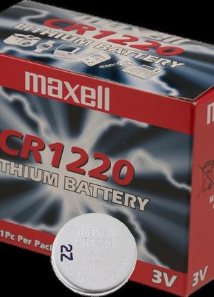 Батарейка maxell cr1220, 10 шт.