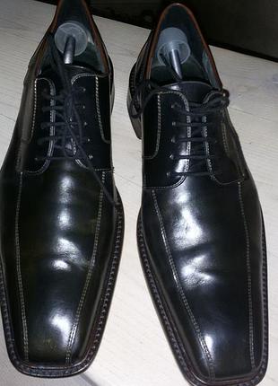 Класичні шкіряні туфлі lloyd classic(німеччина) 46 розмір(30,5 см)