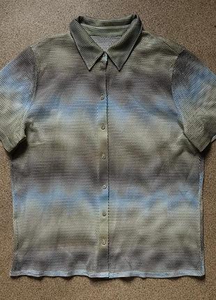 Сорочка рубашка прозора сітка