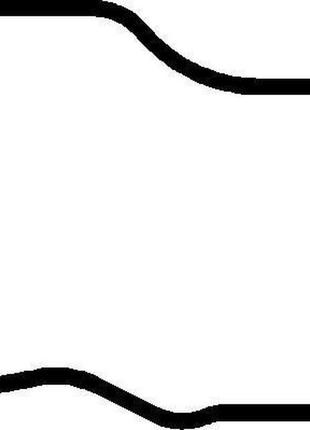 Прокладка піддона картера верх. man d0824 (пр.во elring), 845.470