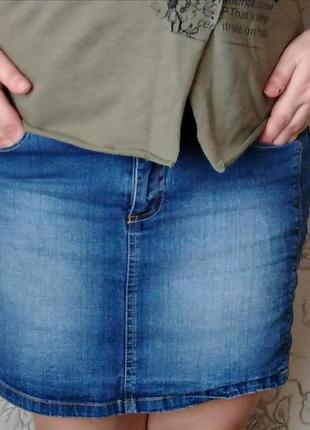 Стильная джинсовая юбка esmara, 💯 оригинал, молниеносная отправка 🚀⚡