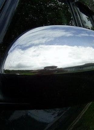 Накладки на зеркала nissan juke (ниссан жук) 2010 -, нерж