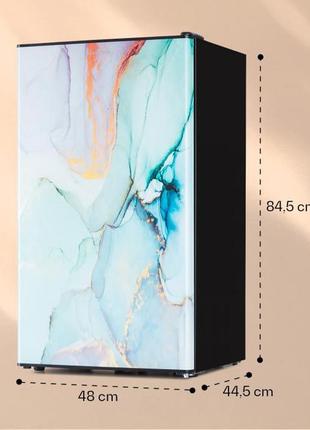 Холодильник із морозильною камерою klarstein coolart 79 літрів