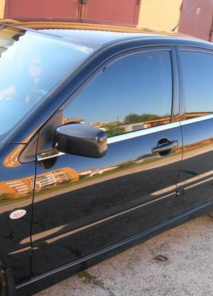 Хром молдинг скла mitsubishi lancer 9 (мітcубісі лансер), неірж