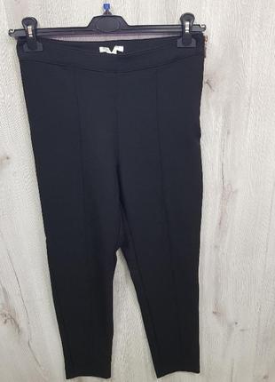 Черные облегающие брюки с молнией сбоку h&m 12.l2 фото