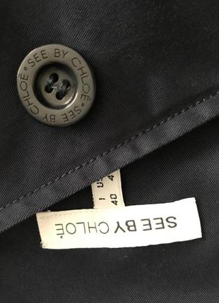 Укорочённый жакет с накладными карманами «see by chloe» оригинал 👌7 фото