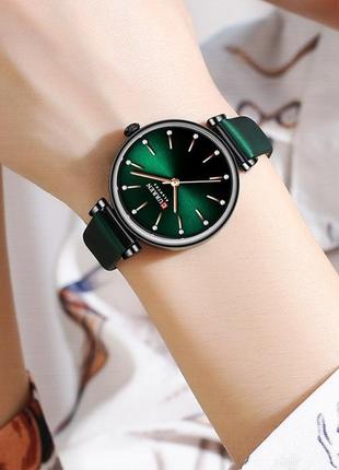 Стильний жіночий кварцовий годинник із гарним дизайном curren ...3 фото