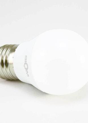 Світлодіодна лампа biom bt-544 g45 4w e27 4500к матова2 фото