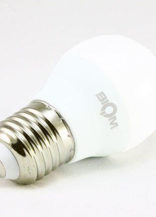 Світлодіодна лампа biom bt-543 g45 4w e27 3000к матова2 фото