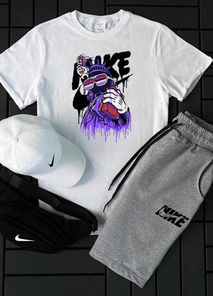 4в1 летний мужской спортивный костюм комплект nike