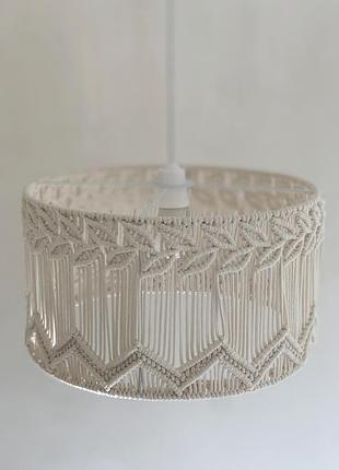 Макраме абажур