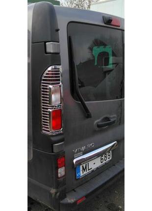 Накладки на стопы opel vivaro 2015-2019, abs, 2шт