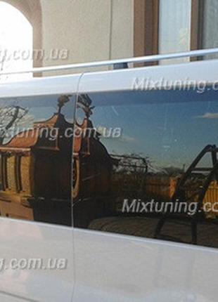 Рейлинги opel vivaro (опель виваро) короткая.база, цвет хром, крепление abs