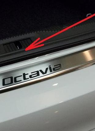 Накладки на внутренние пороги skoda octavia a4 (шкода октавия а4), нерж.