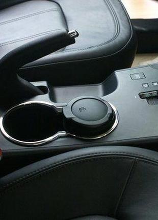 Хром кільця на підсклянник (окантовка підсклянника) hyundai ix-35, неірж