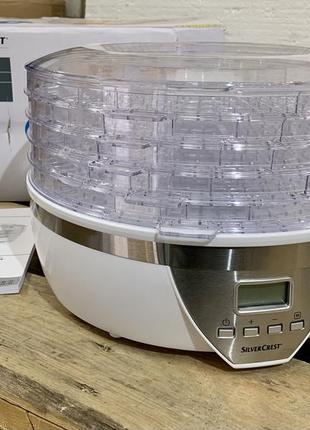 Дегидратор, сушилка для овощей, фруктов, ягод и грибов silvercrest