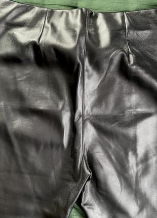 Reserved брюки кожаные леггинсы3 фото