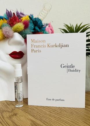 Оригинальный пробник парфюмированная вода maison francis kurkdjian gentle fluidity silver