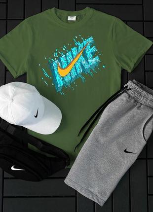 4в1 літній чоловічий спортивний костюм комплект nike