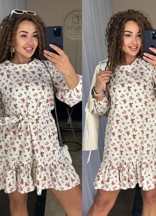 Сукня в квітковий принт 🌸 4