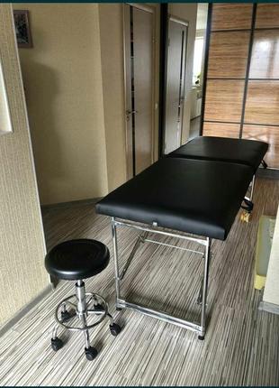 Косметологічна стіл-кушетка автомат масажна для нарощування ві...4 фото
