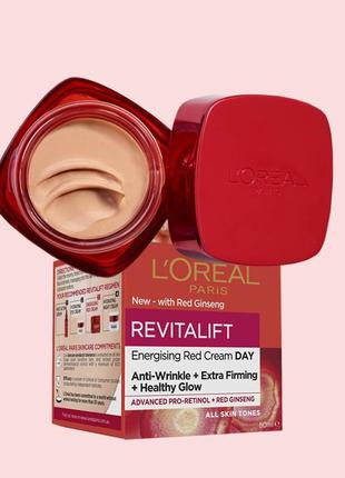 Крем догляд для обличчя денний l'oreal day крем сяйво омолоджу...7 фото