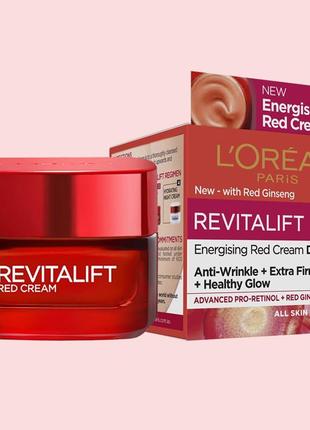 Крем догляд для обличчя денний l'oreal day крем сяйво омолоджу...8 фото