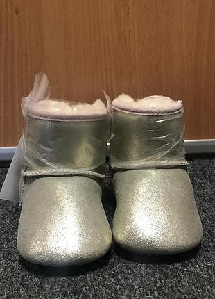 Угги детские ugg i jesse bow ii metallic