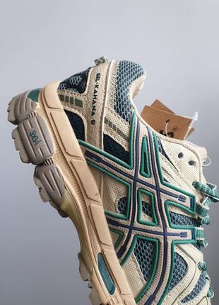 Кроссовки asics gel - kahana 8 •green beige•9 фото