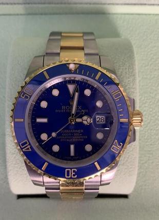 Rolex submariner date oyster 40 silver/yellow gold