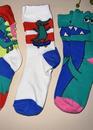 Шкарпетки з яскравими принтами // розмір: 30-342 фото
