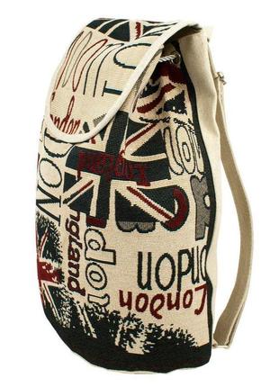 Рюкзак міський гобеленовий can vas лондон london 43x27x15 см б...2 фото