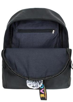 Рюкзак міський backpack off-white zip 31х26х12,5 см чорний (22...5 фото