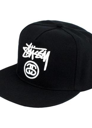 Бейсболка stussy one sizе чорний (23227)