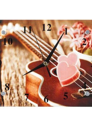 Годинники настінні домарт сг2 романтика з гітарою подарункові ...