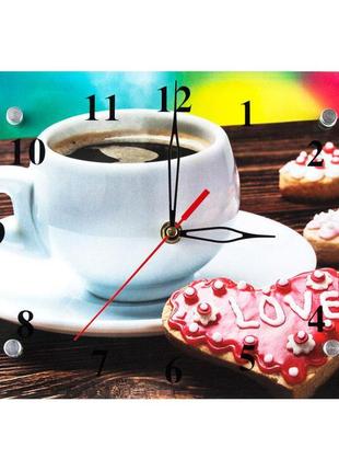 Годинники настінні "улюблений кави"1 фото