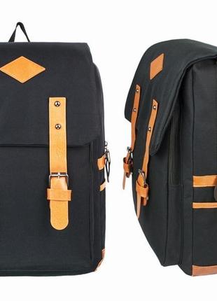 Рюкзак міський гершель відділення для ноутбука, чорний 445х30х...1 фото