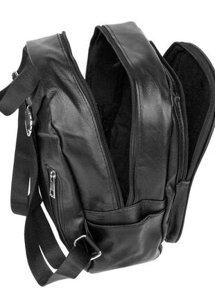 Рюкзак міський backpack average 28х23х10 см чорний з червоними...4 фото