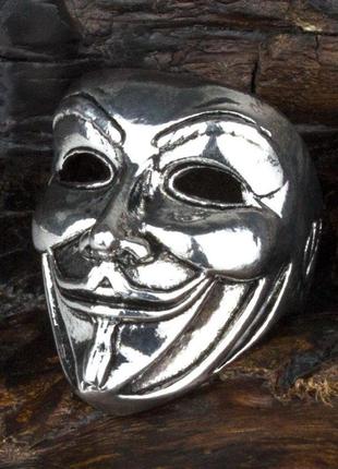 Перстень win маска гая фокса guy fawkes mask розмір 22стальной...