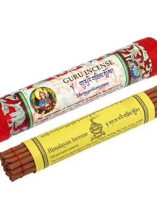 Пахощі тибетські himalayan incense гуру рінпоче подарункова уп...