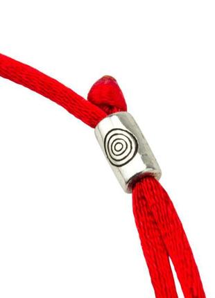 Браслет-оберіг червона нитка з амулетом дерево життя метал з п...3 фото