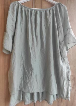 Шовкова блуза італія5 фото
